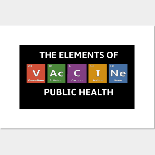 Pro Vaccine Elements of the Periodic Table Posters and Art